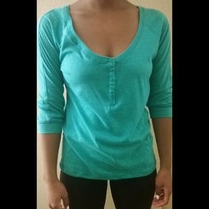 Teal shirt