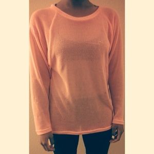 Hot pink knit