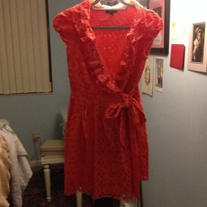 Cute spring wrap dress