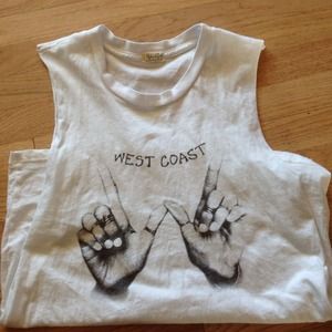 West coast brandy melville top and moons top