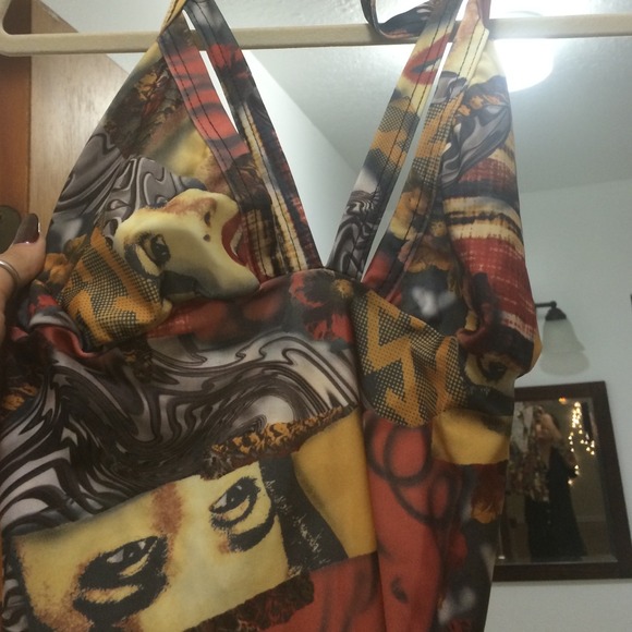 Woman print Club dress