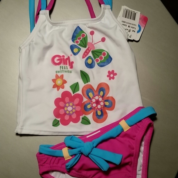 Phax Girls .. cute tankini 18 mo