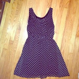 SOLD in bundle: Black and white polka dot dress