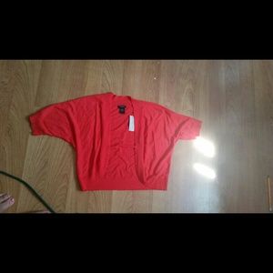 A red orange little sweater