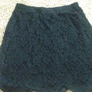 Lilly White skirt with lace!