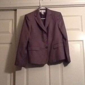 Gray suit jacket