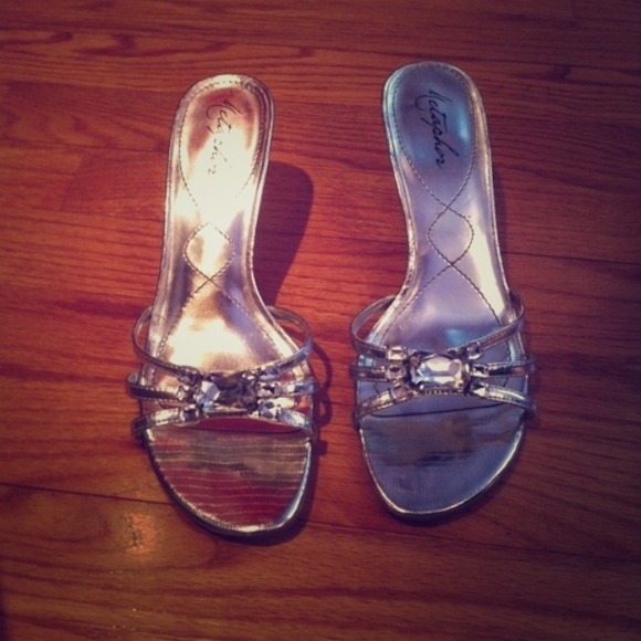 Silver heels