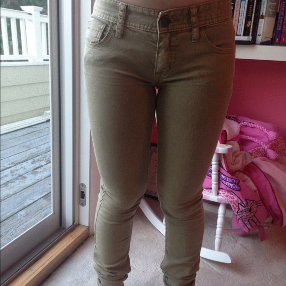 Free People low rise moss jeans