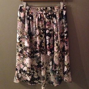 Zara pattern high to low skirt