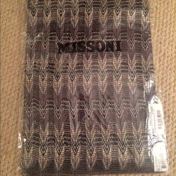 Missoni Lightweight  Knit Scarf - Picture 3 of 3