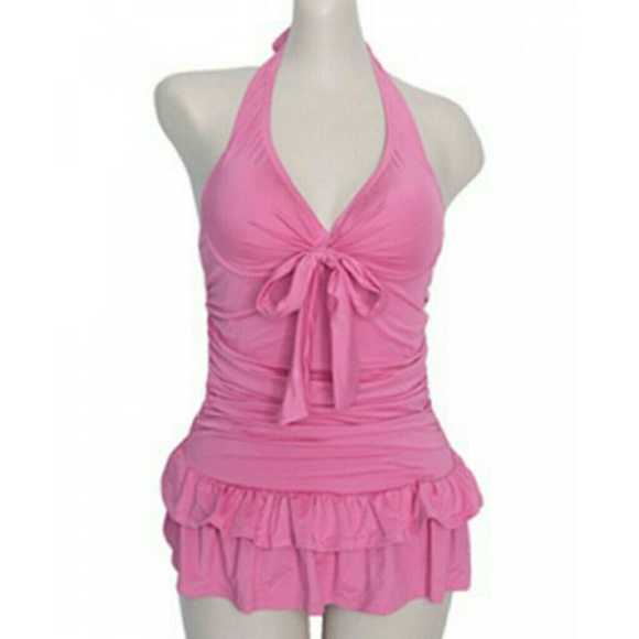 Pink swimsuit