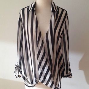 Brand new striped top.