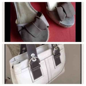 Coach bag and J. crew bundle