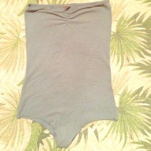 American apparel strapless bodysuit onesie
