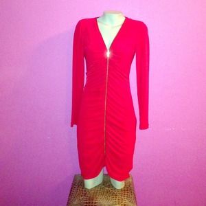 Gorgeous red CALVIN KLEIN cocktail dress