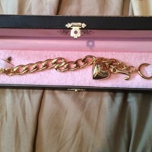 Juicy couture gold tone bracelet