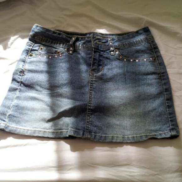 REDUCED Blue jean mini skirt