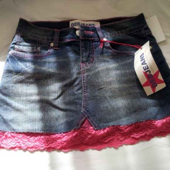 REDUCED Denim mini skirt