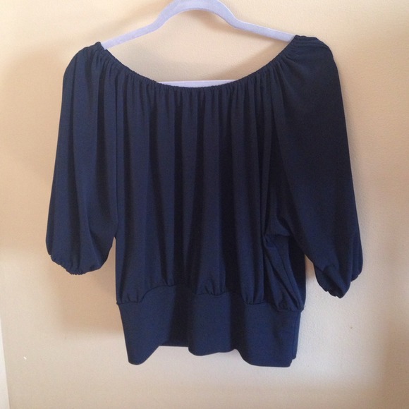 New York and Company navy blue top
