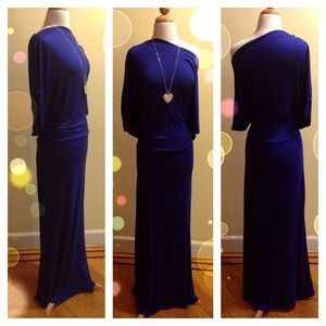 Beautiful Royal Blue Maxi - Plus Size