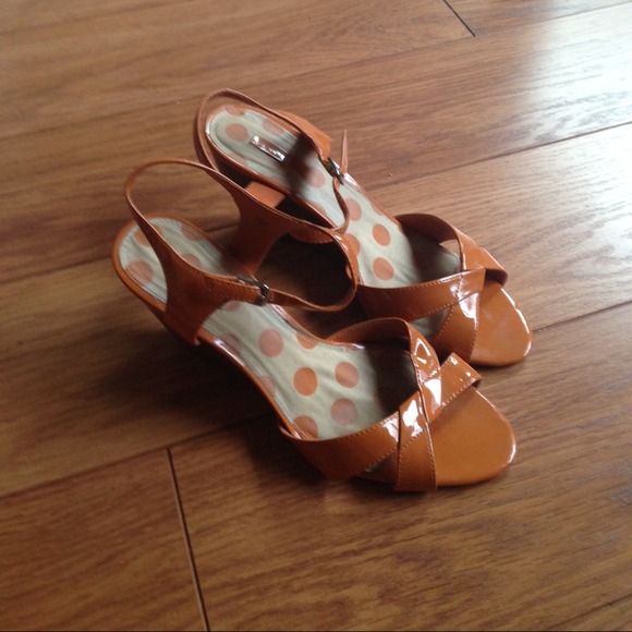 Orange sandals