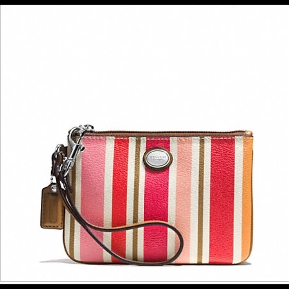 REDUCE PRICE 🐾PEYTON MULTI STRIPE SMALL WRISTLET - Picture 1 of 1
