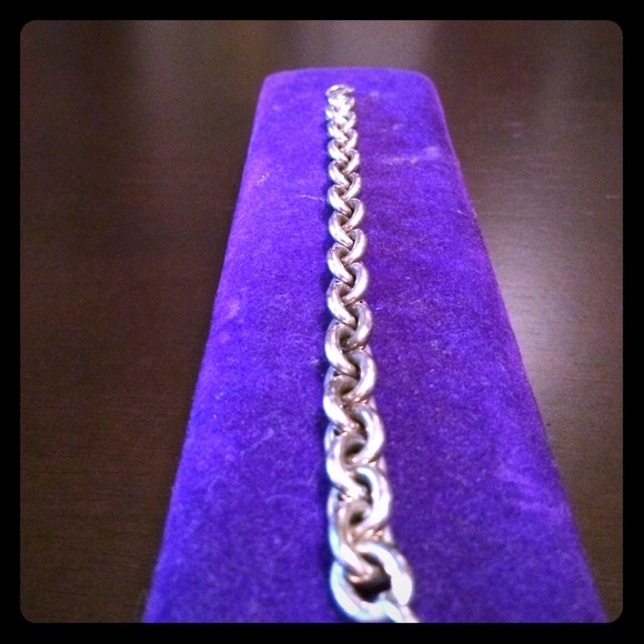 Sterling silver charm bracelet