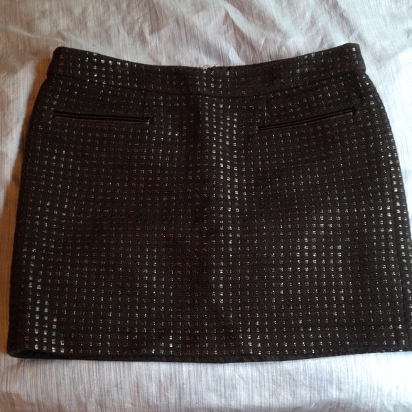 Shiny Black GAP Skirt