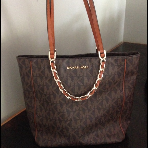 Michael Kors north south signature tote