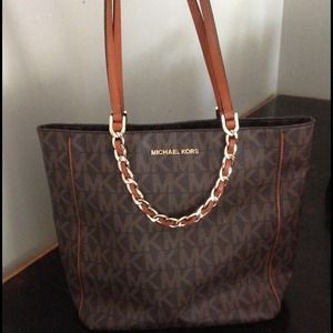 Michael Kors north south signature tote