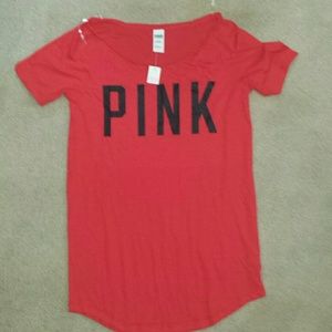 Victoria Secret PINK Red and black sleepwear