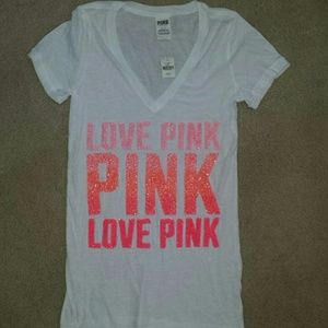 **SOLD **Victoria Secret PINK sequins love pink