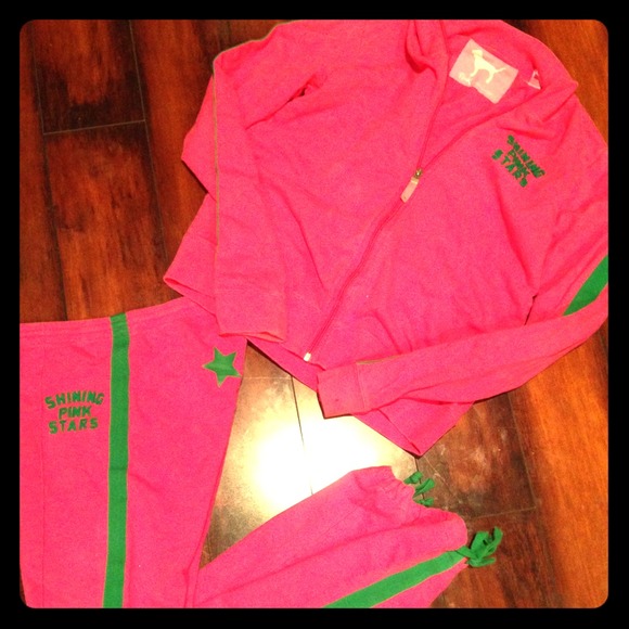 Victoria's Secret pink track set