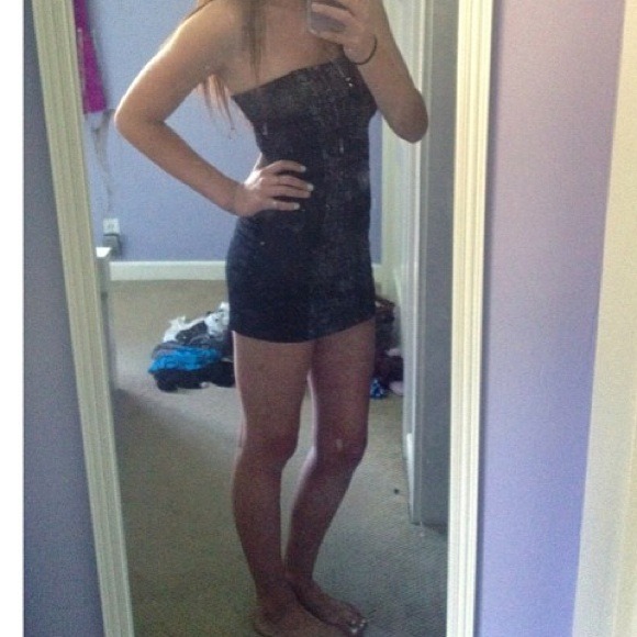 Bebe strapless dress --Traded!!! - Picture 1 of 4