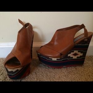 Leather wedges