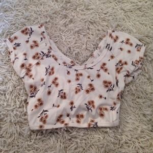 Cross back Brandy crop top