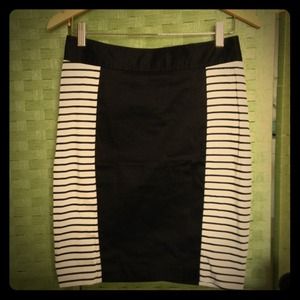 SOLD!! Patrizia Luca Panel Stripe Pencil Skirt