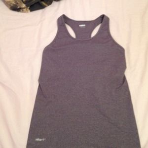 Gray Nike Fit tank top