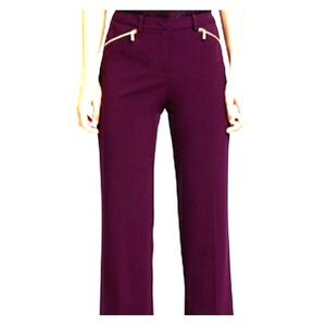 SOLD!! UNWORN Calvin Klein Purple Madison Pant