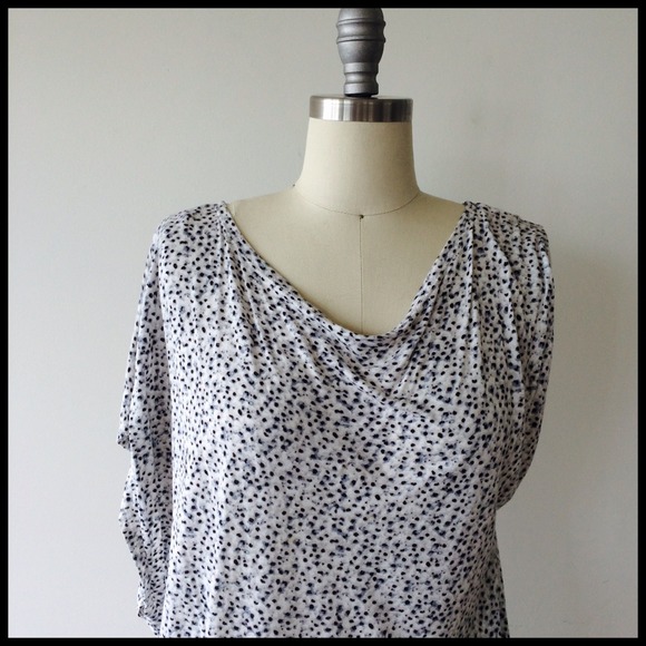 Cheap Monday splatter print asymmetric tunic