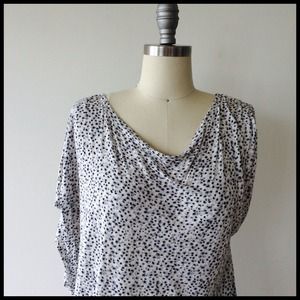 Cheap Monday splatter print asymmetric tunic