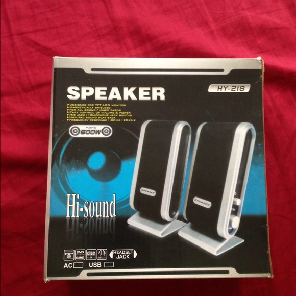 600W computer/USB speakers