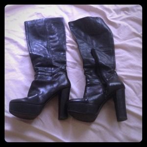 Black boots from Nine West