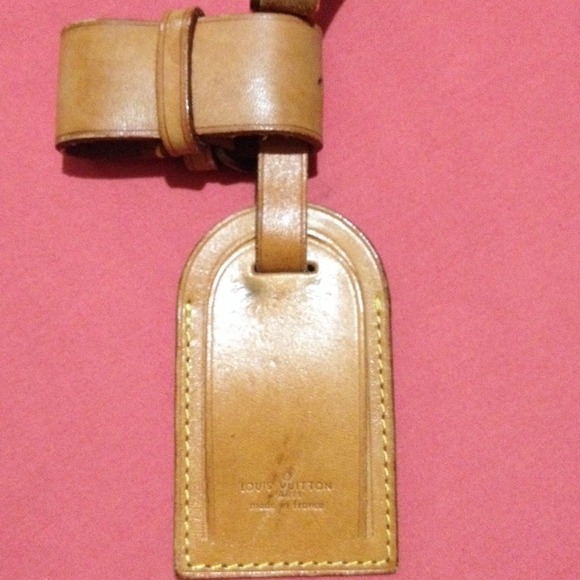 Authentic Louis Vuitton Luggage Tag