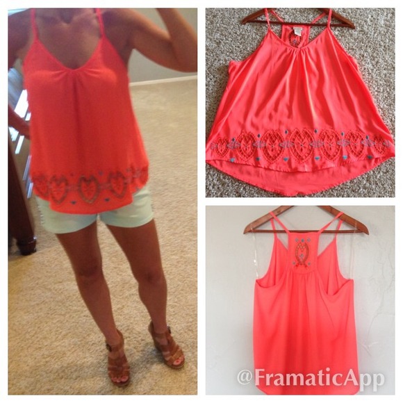 Daytrip coral top