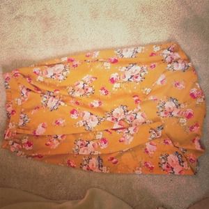 Floral High Low Skirt | Charlotte Russe