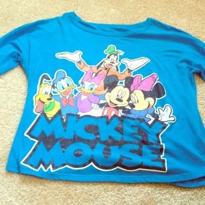 Long Sleeve Mickey Mouse Shirt