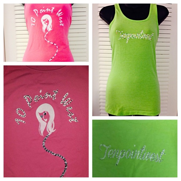 Tank tops with stone - Picture 1 of 4