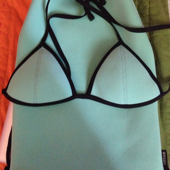 Triangl swim Chloe bikini top neon mint