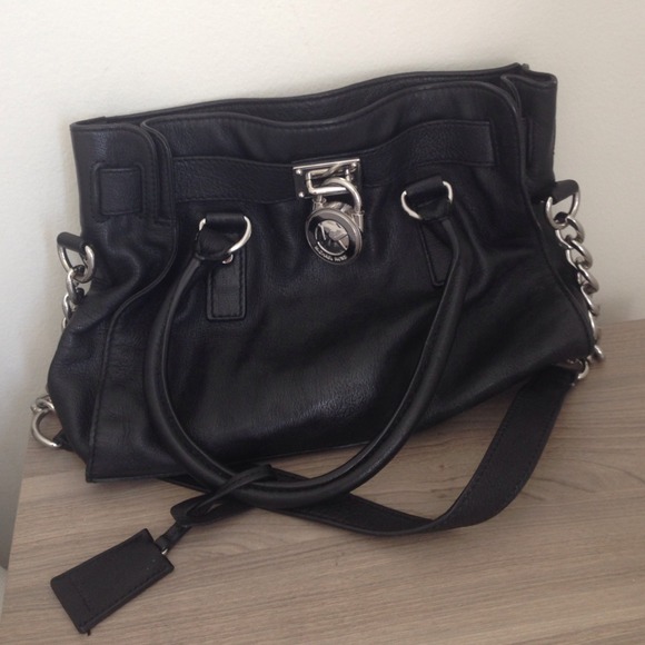 Michael Kors Hamilton Satchel Black